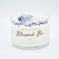 Load image into Gallery viewer, "Blessed Be" Crystal Infused Soy Candle
