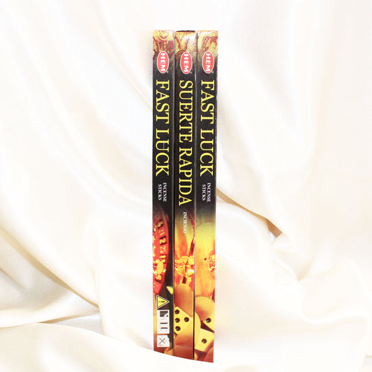 Hem- Fast Luck (Suerte Rapida) Incense (Incensio) Sticks