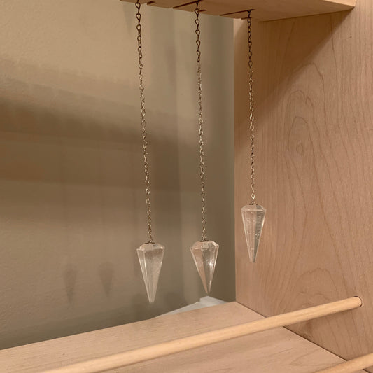 Clear Quartz Pendulum