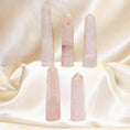 Load image into Gallery viewer, Small Rose Quartz Towers
