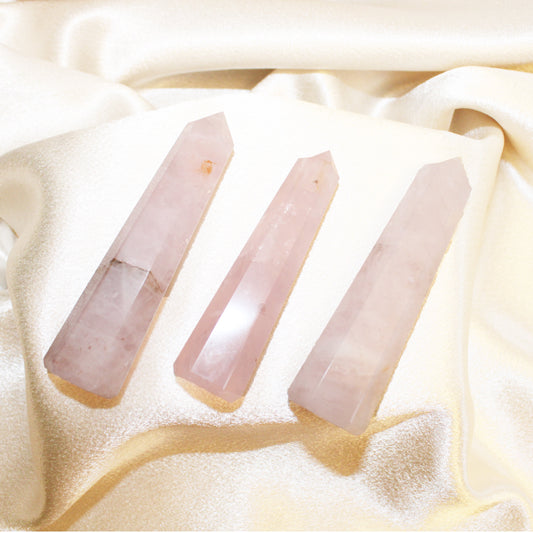 Small Rose Quartz Towers