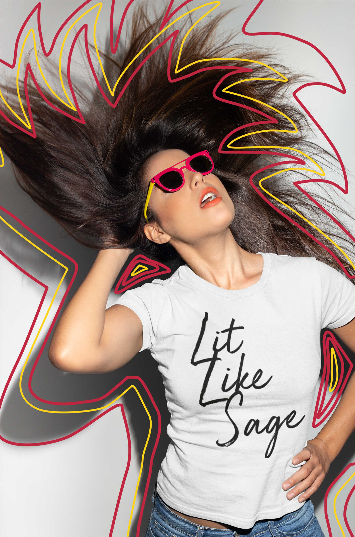 Lit Like Sage Tee