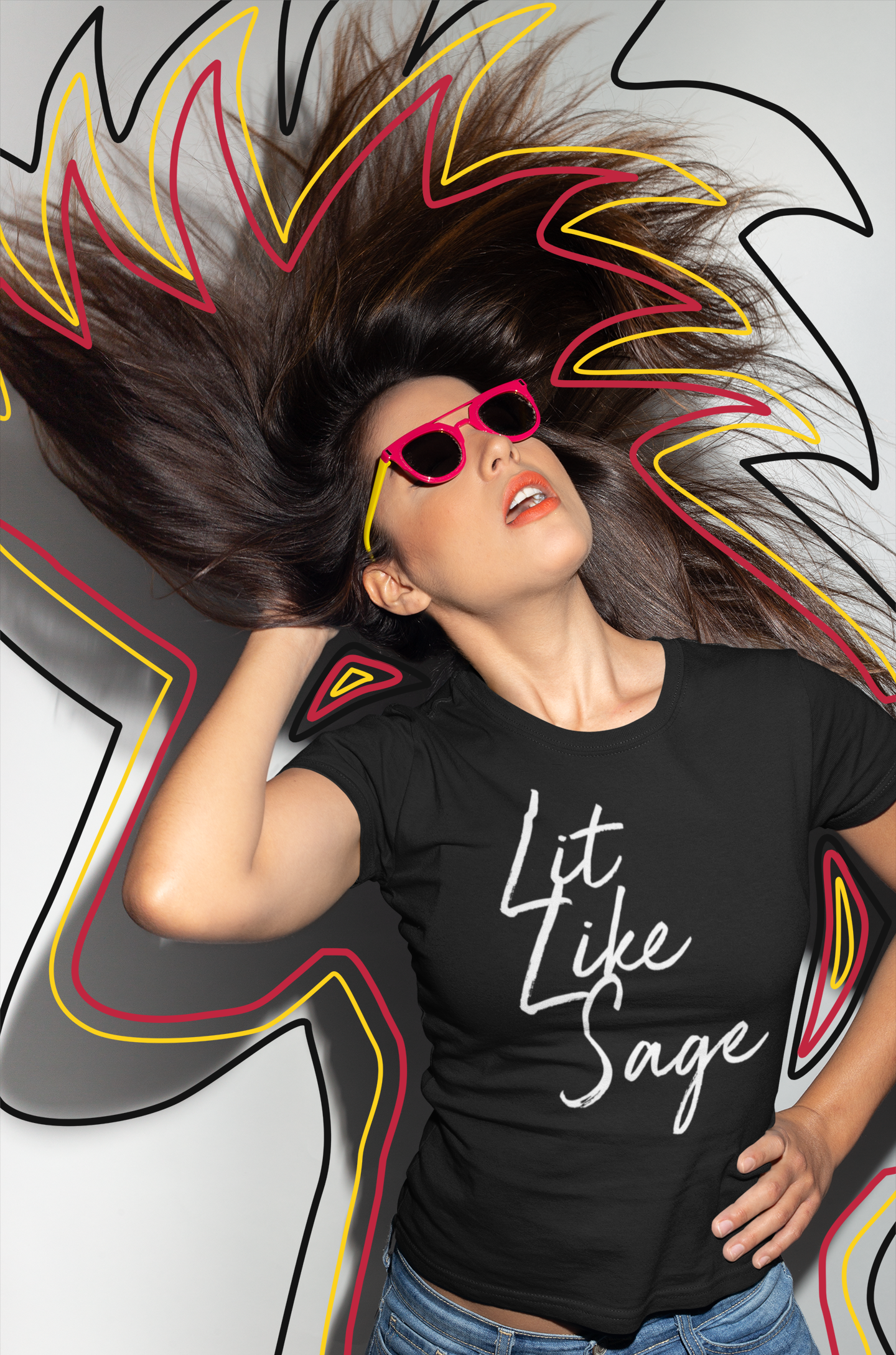 Lit Like Sage Tee