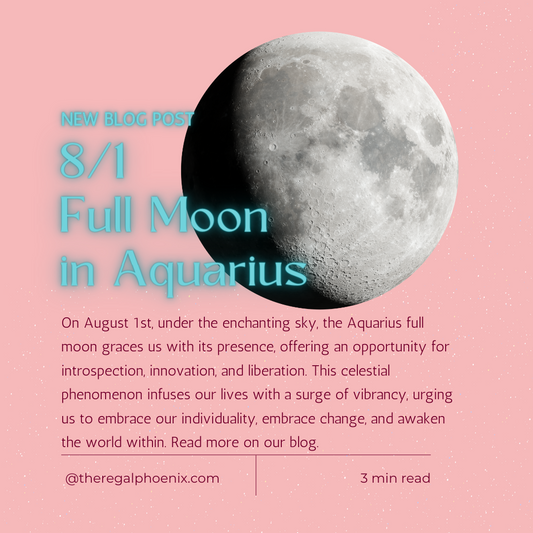August Brings Us 2 Full Moons! [Part 1 August 2023 Full Moon in Aquarius]