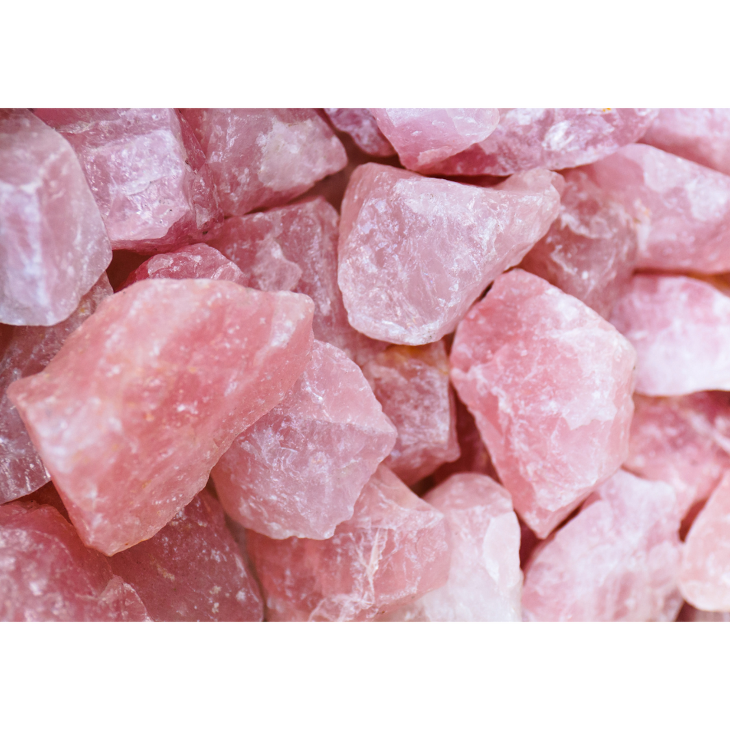 Rose Quartz Raw Stones -Gemstones- Healing Crystals