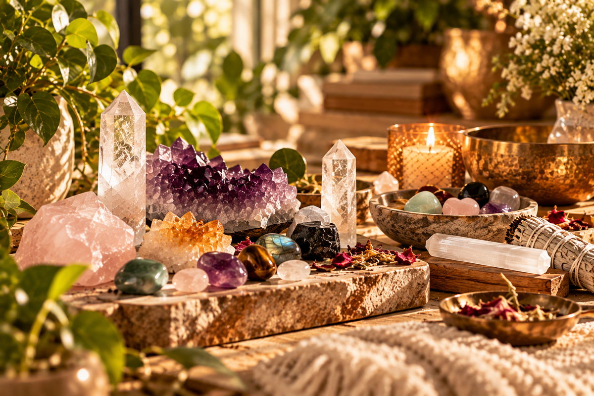 A curated crystal kit for energetic practice