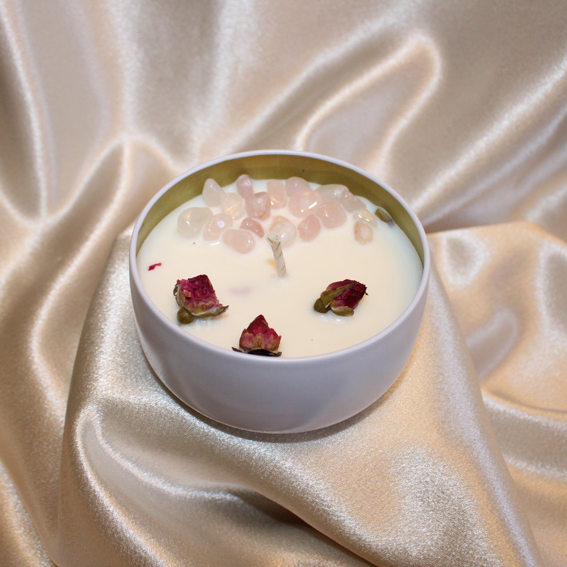 "LoveHer" Crystal Infused Soy Candle