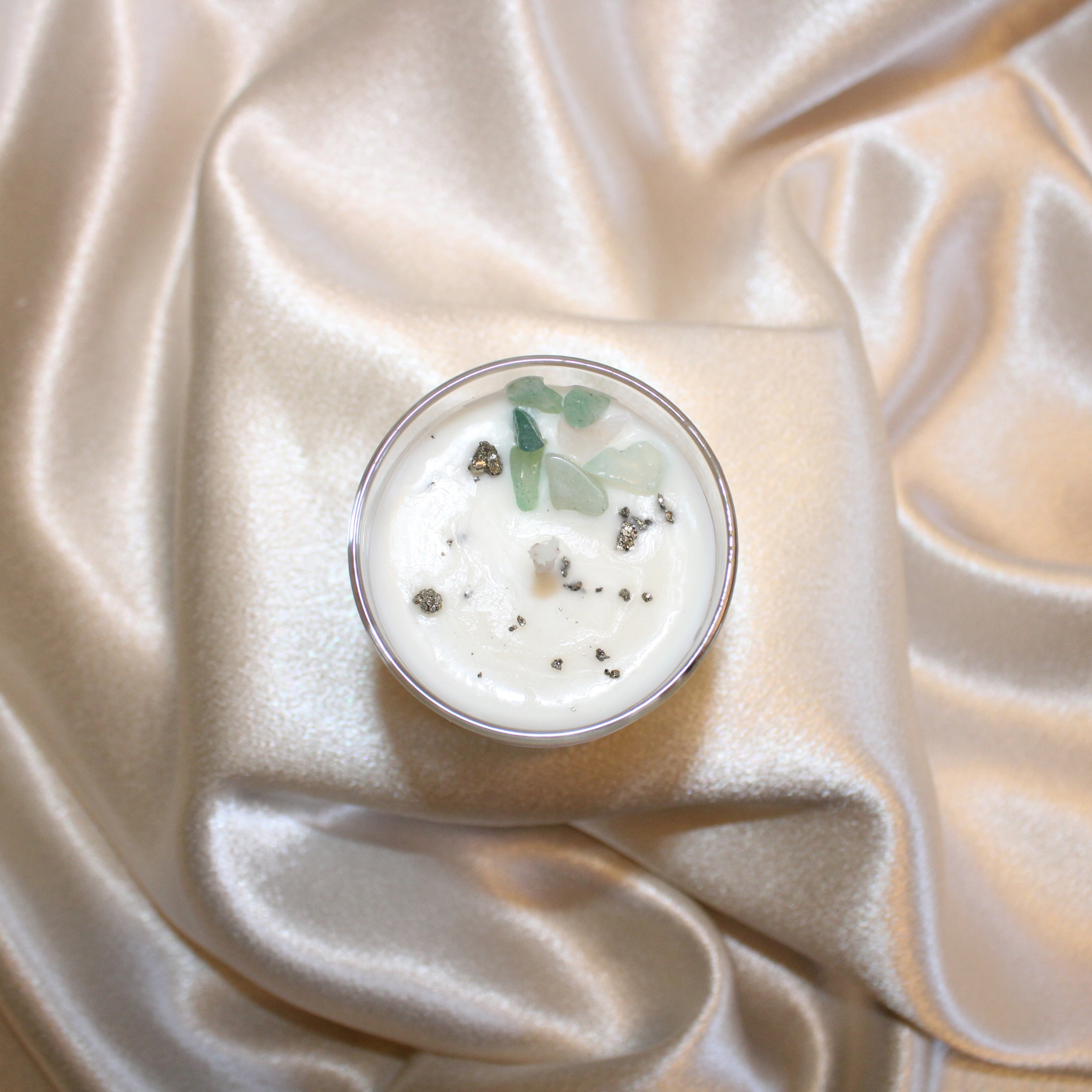 "ManifestHer" Crystal Infused Soy Candle