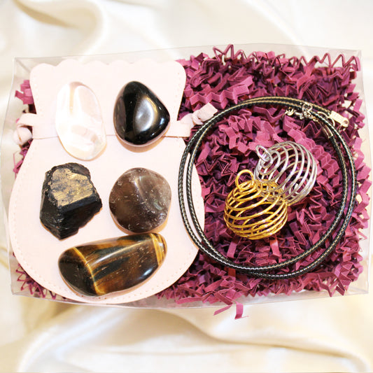 Protection Crystals Kit- Natural Gemstones