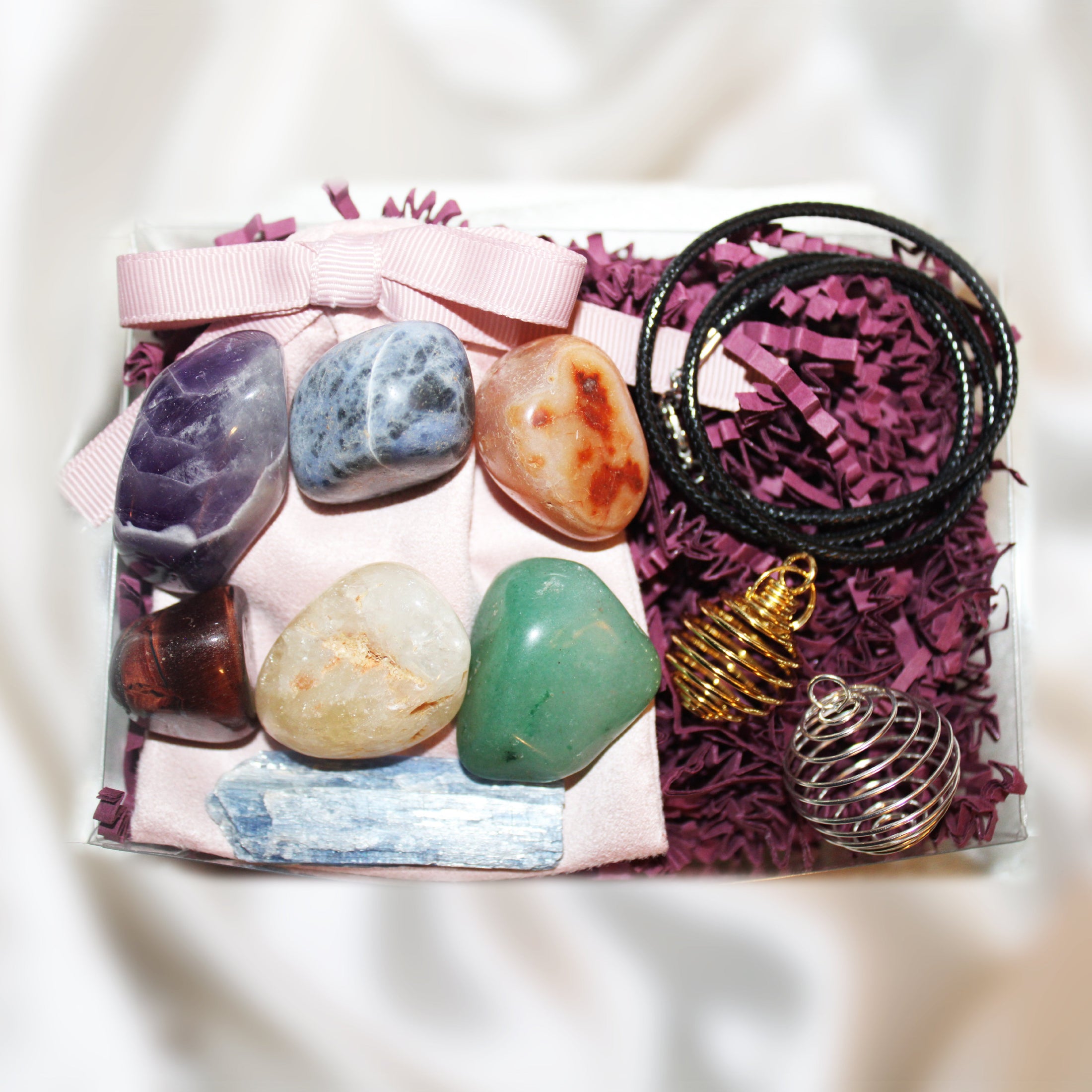 Chakra Crystal Kit- Natural Gemstones