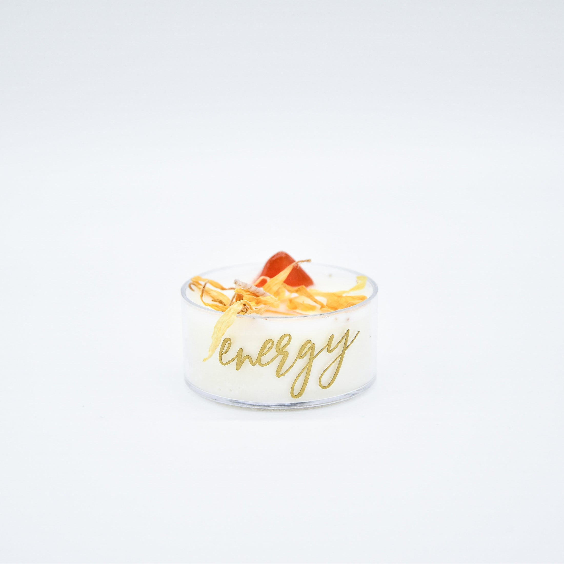 "Energize Me" Crystal Infused Soy Candle