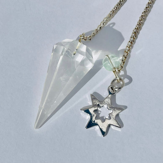 Clear Quartz Pendulum