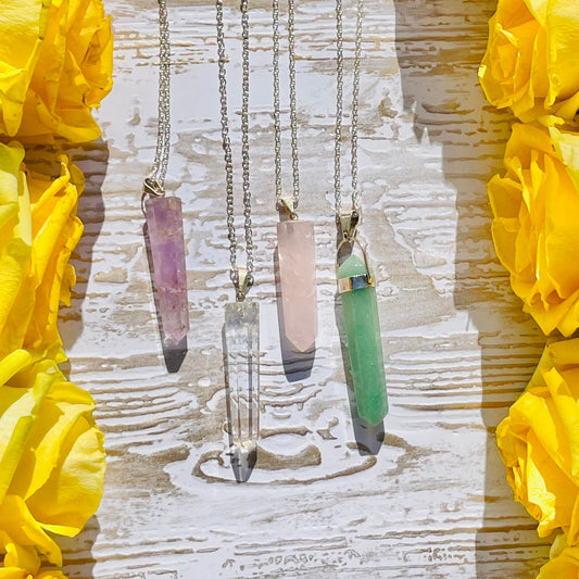 Healing Crystal Pendant Necklace