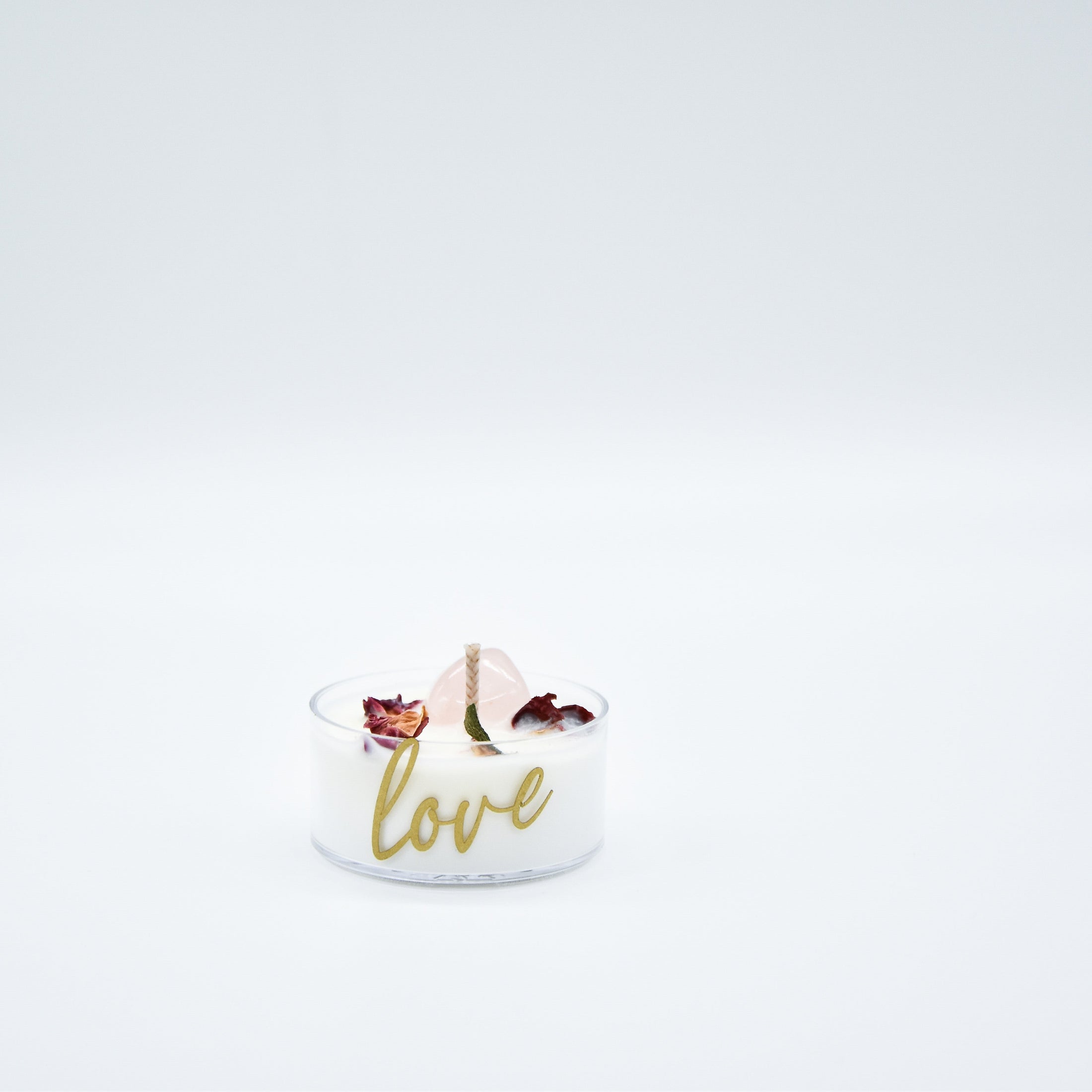 "LoveHer" Crystal Infused Soy Candle