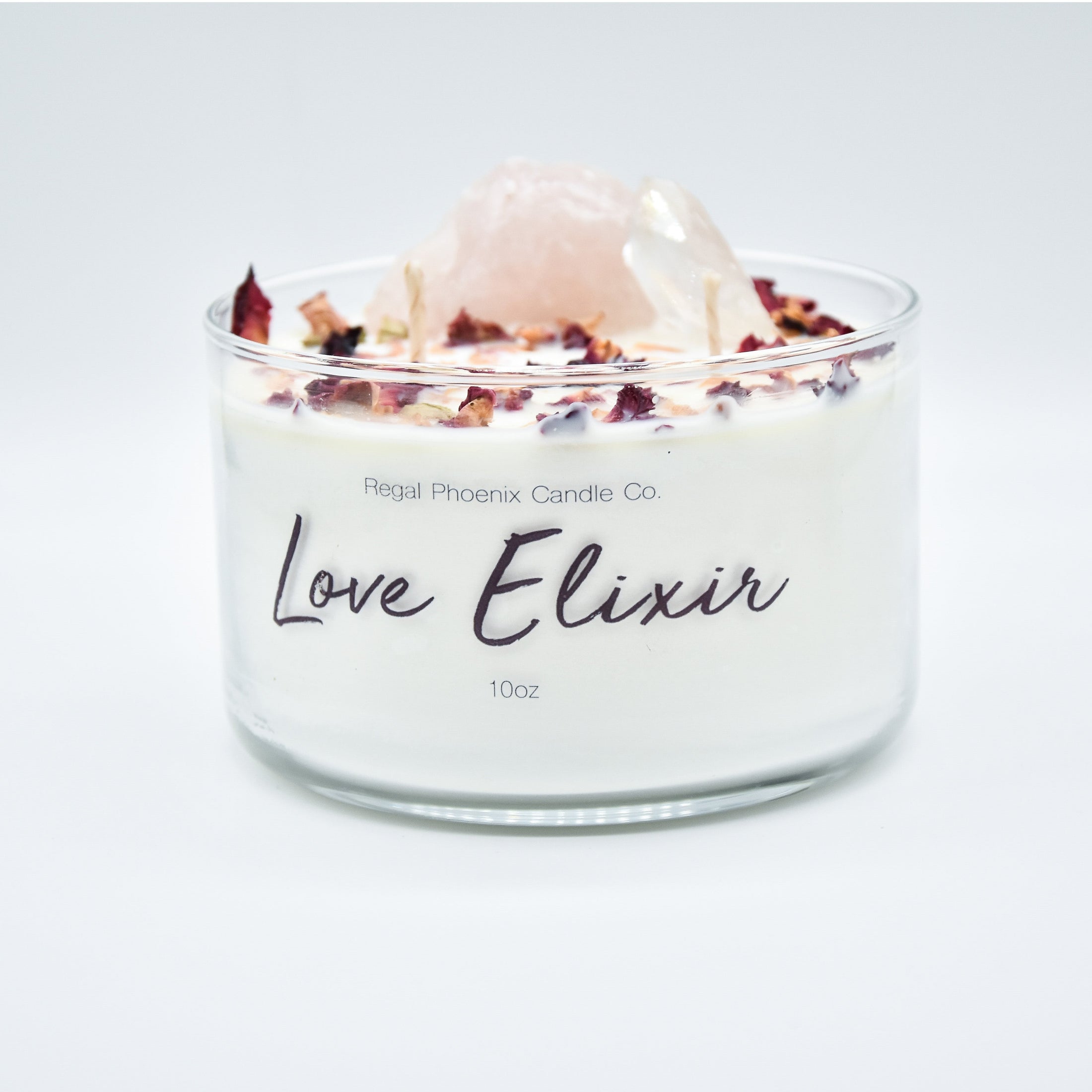 "LoveHer" Crystal Infused Soy Candle