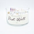 Load image into Gallery viewer, "Rest Well" Crystal Infused Soy Candle
